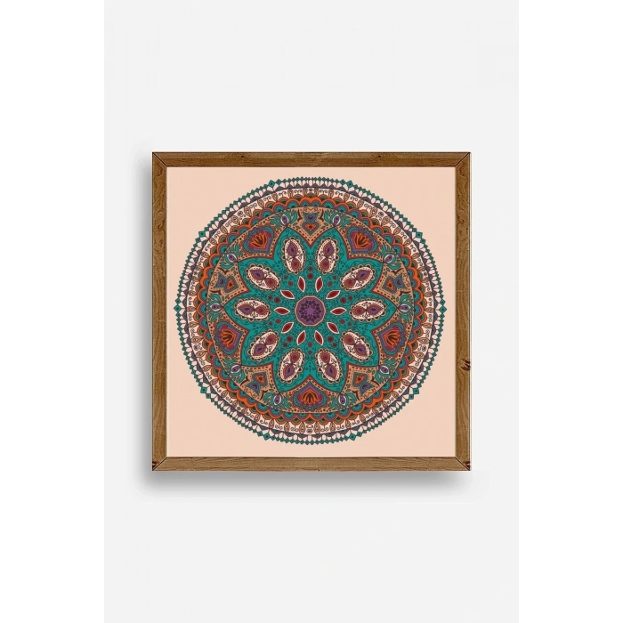 Motif Ahşap Çerçeveli Tablo 42 x 42