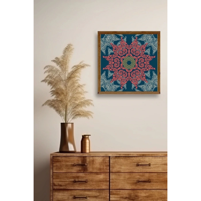 Motif Ahşap Çerçeveli Tablo 42 x 42