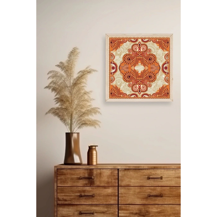 Motif Ahşap Çerçeveli Tablo 42 x 42