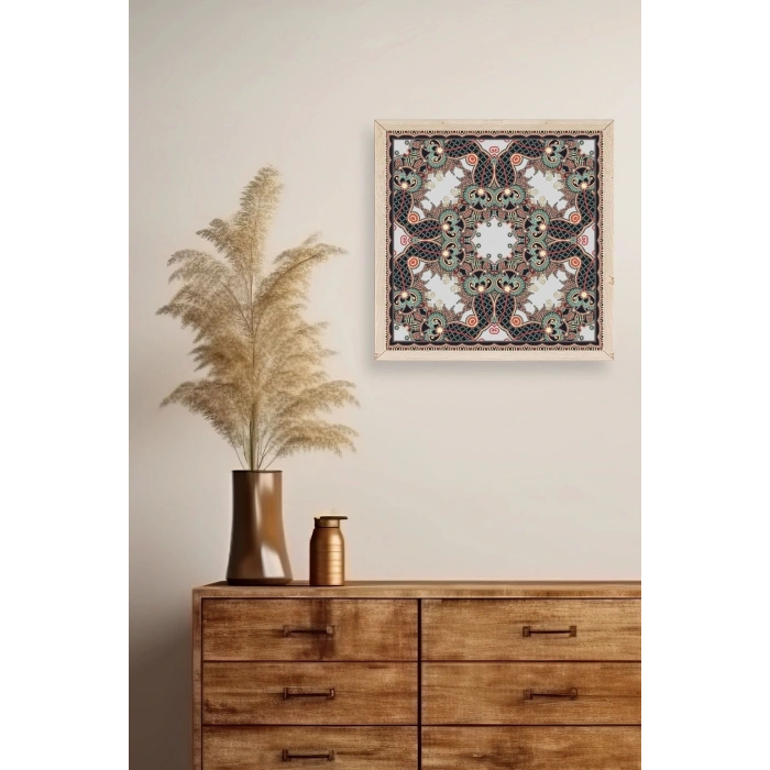 Motif Ahşap Çerçeveli Tablo 42 x 42