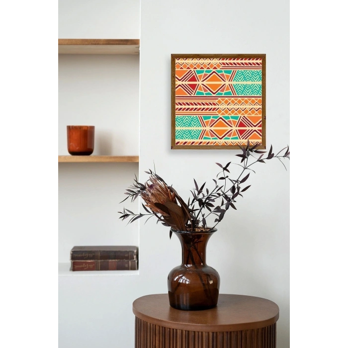 Motif Ahşap Çerçeveli Tablo 42 x 42