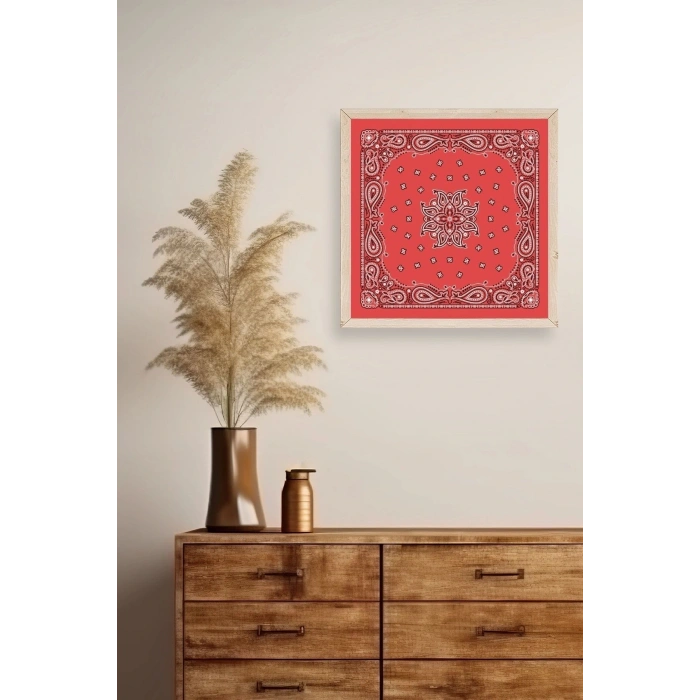 Motif Ahşap Çerçeveli Tablo 50 x 50