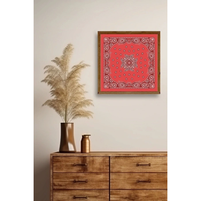 Motif Ahşap Çerçeveli Tablo 50 x 50