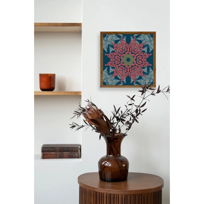 Motif Ahşap Çerçeveli Tablo 50 x 50