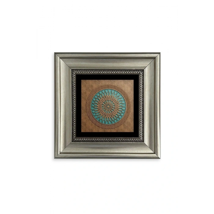 Motif Çerçeveli Taş Tablo 20 cm
