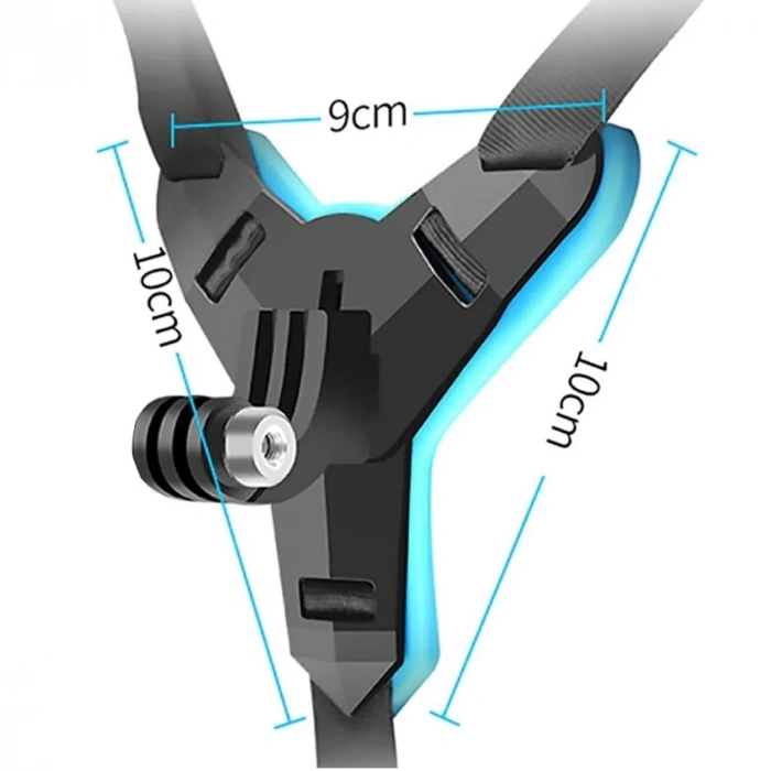 Motorsiklet Kask Önü Takılan Telefon Tutucu Aksiyon Kamerası Takılabilen Aparat (5365)