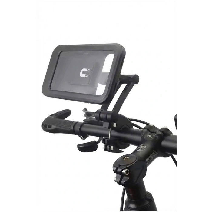 Motosiklet Bisiklet Su Geçirmez Manyetik Telefon Tutucu Gidon Navigasyon Kılıfı
