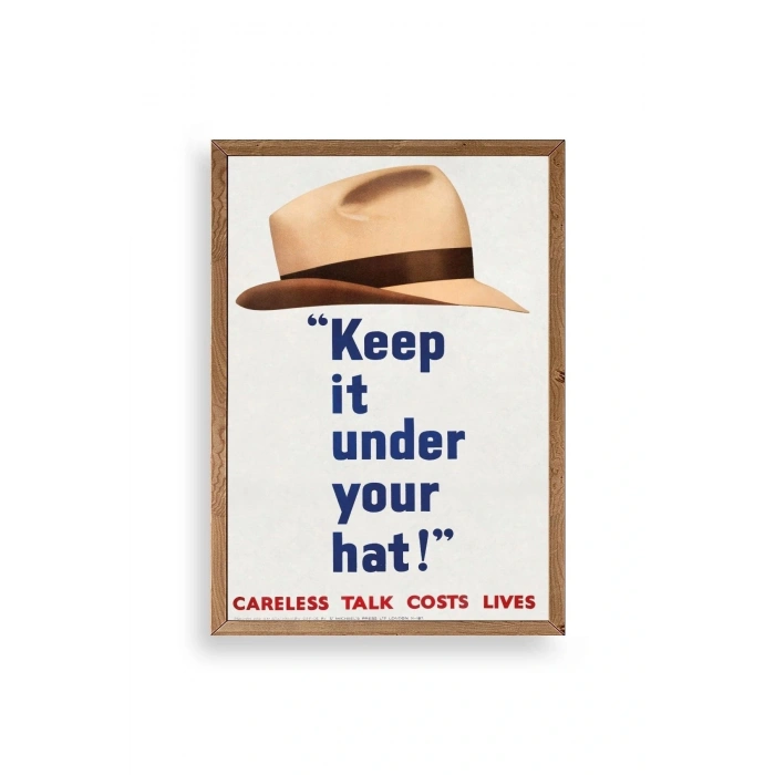 Motto Ahşap Çerçeveli Tablo 17 x 23