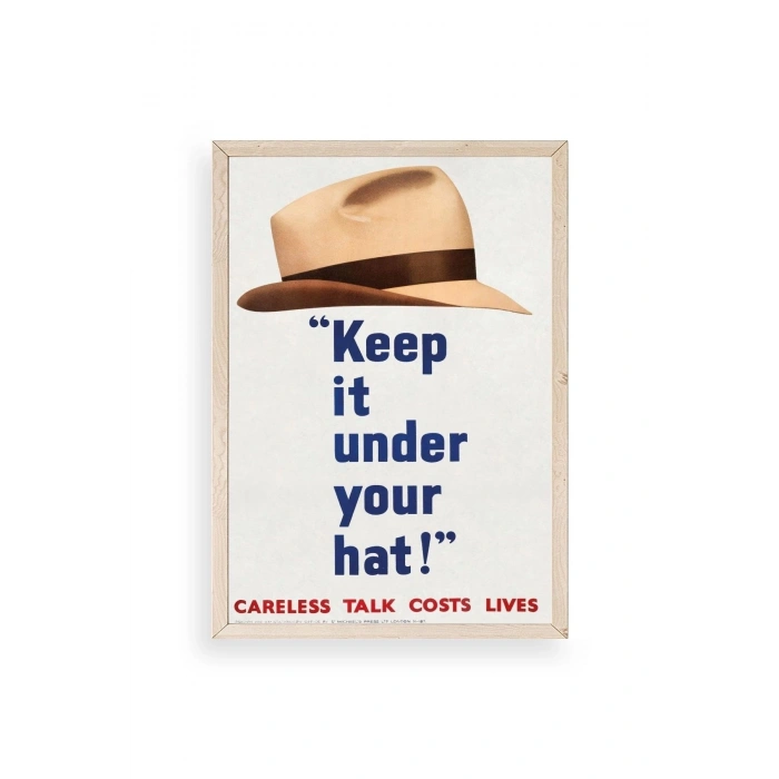 Motto Ahşap Çerçeveli Tablo 23 x 30