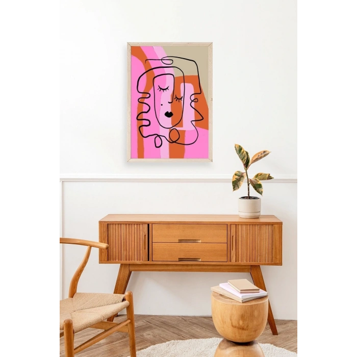 Motto Ahşap Çerçeveli Tablo 23 x 30