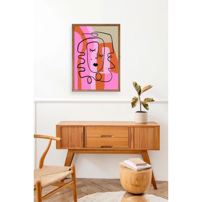 Motto Ahşap Çerçeveli Tablo 23 x 30