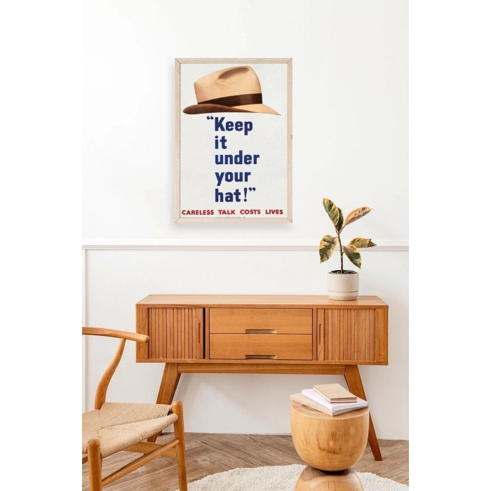 Motto Ahşap Çerçeveli Tablo 30 x 42