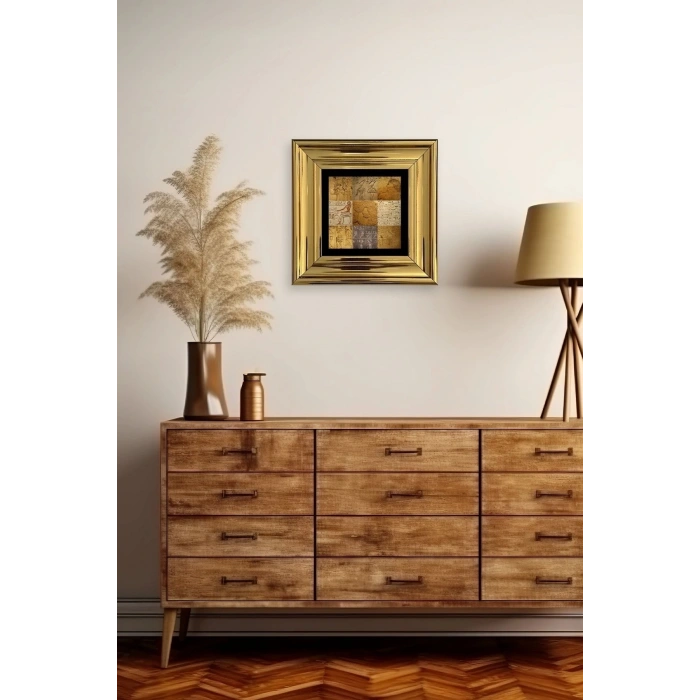 Mozaik Çerçeveli Taş Tablo 20 cm