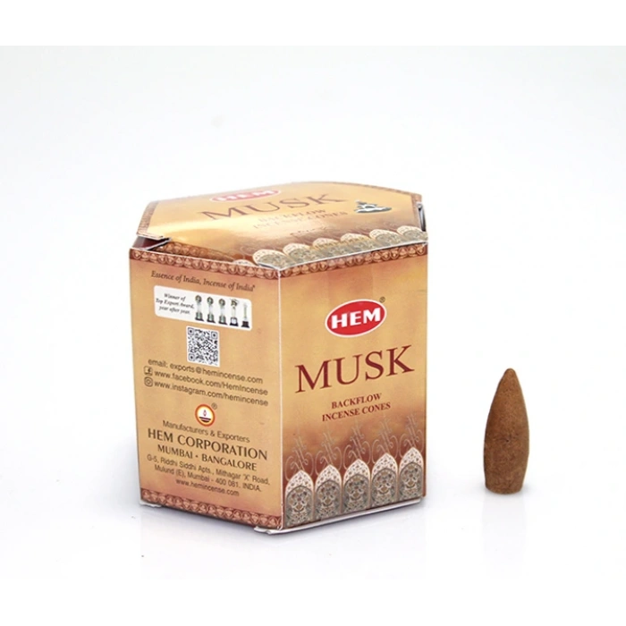 Musk Scented Backflow Incense