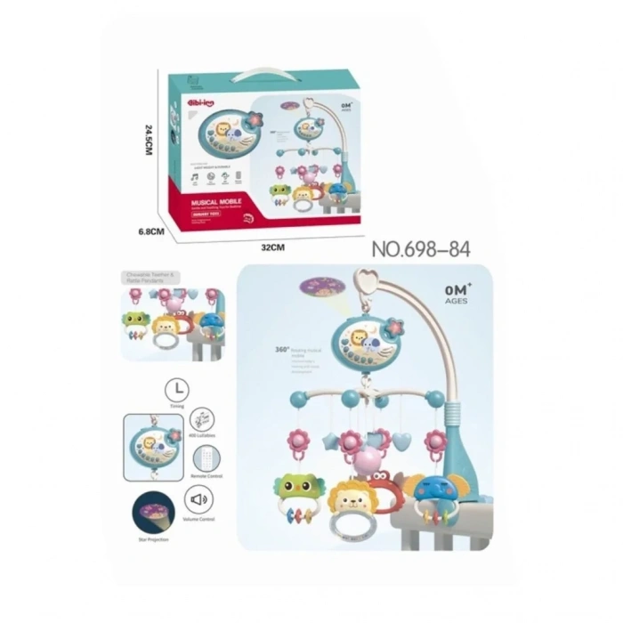Müzikli Dönence Işıklı 1 Adet Bebek Oyun Aracı