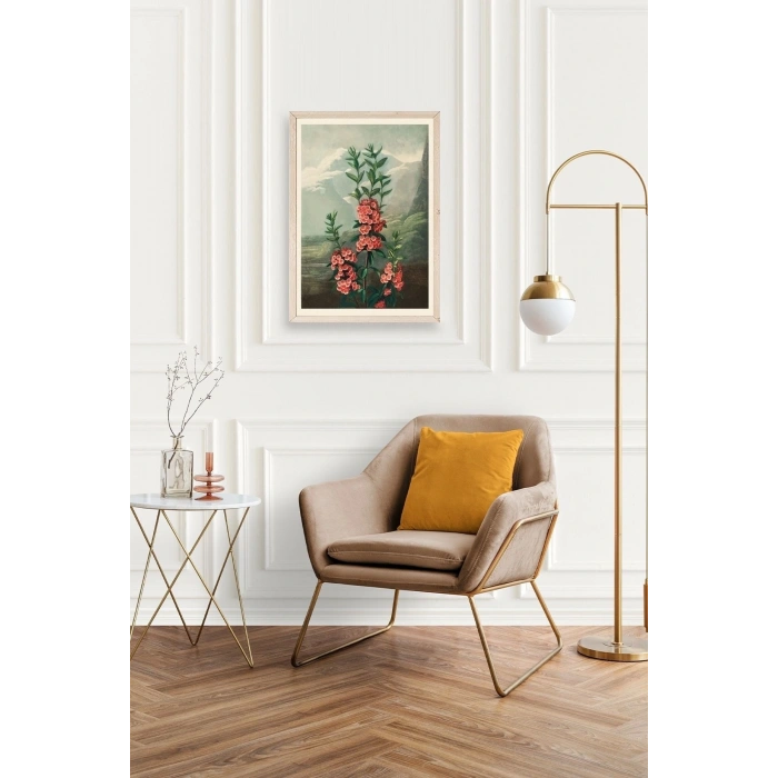 Narrow-Leaved Kalmia Ahşap Çerçeveli Tablo 23 x 30