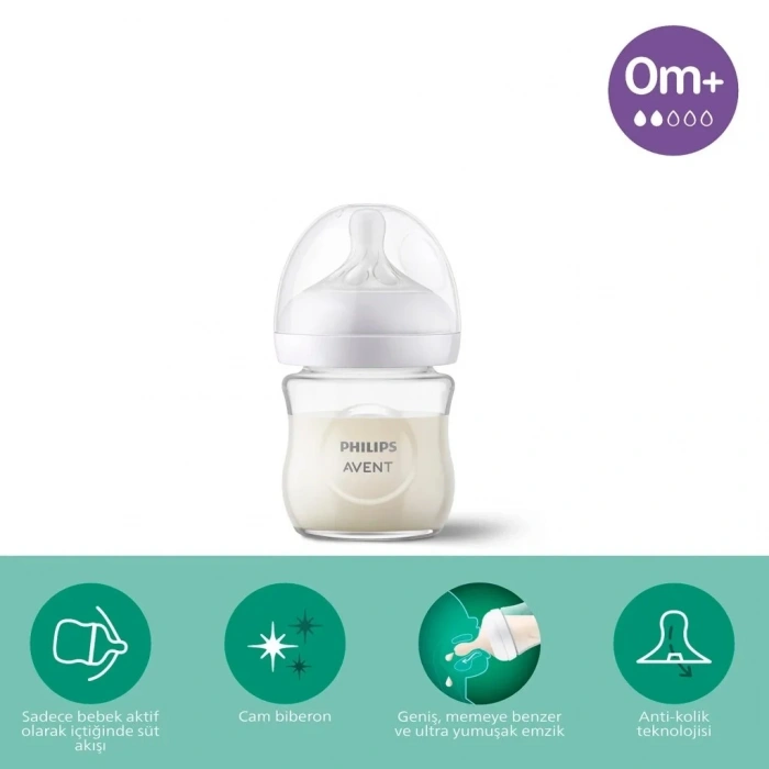 Natural Response Cam Biberon 120 Ml 0+ İçin
