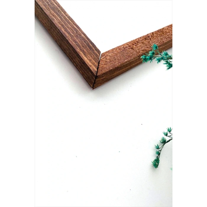 Ne Yaparsan Yap Aşk Ile Yap Ahşap Ev Dekor Çerçeve Tablo 42 cm