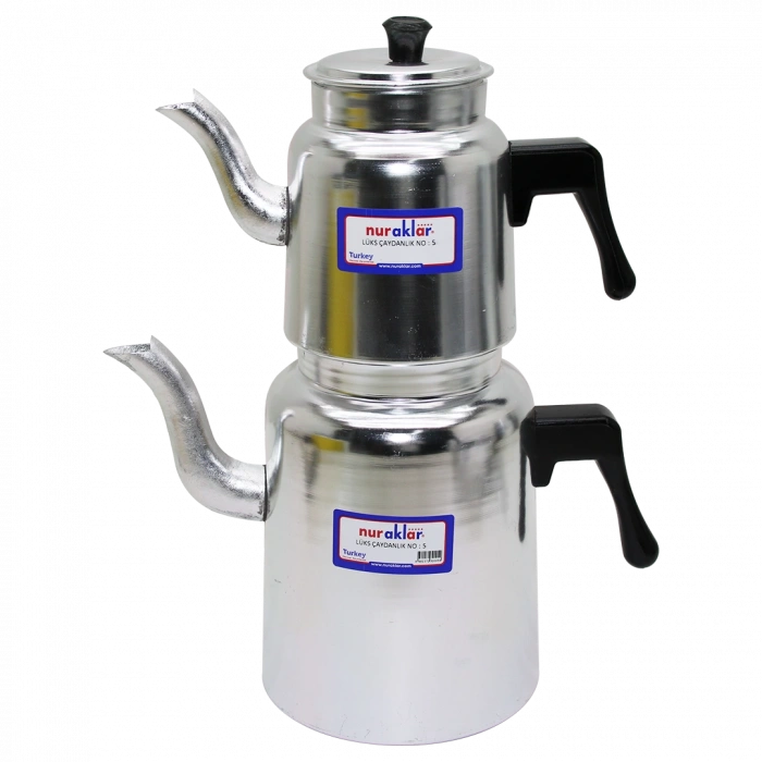 NO-5 LÜKS ALÜMİNYUM ÇAYDANLIK TAKIMI (5365)