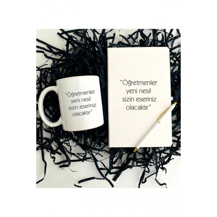 Öğretmenler Günü Defter Kalem Kupa Seti