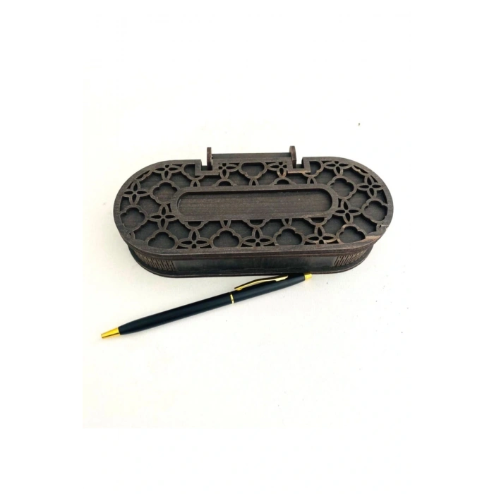 Öğretmenler Gününe Özel Tasarımlı Ahşap Kalem Kutusu