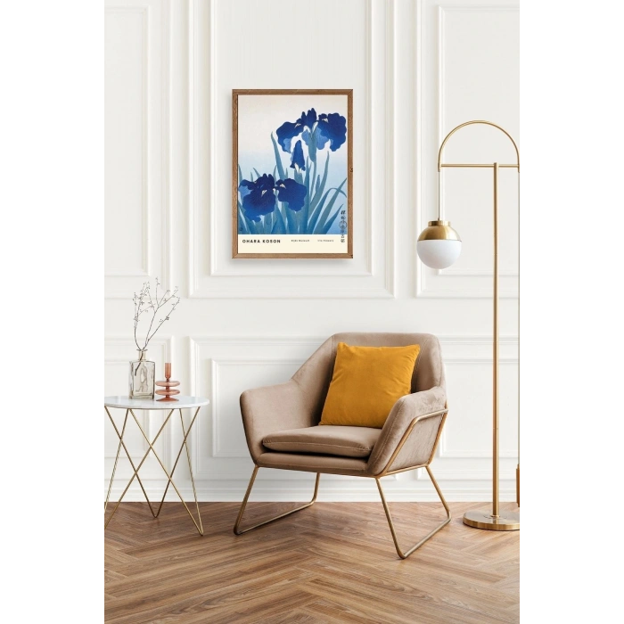 Ohara Koson Ahşap Çerçeveli Tablo 50 x 70