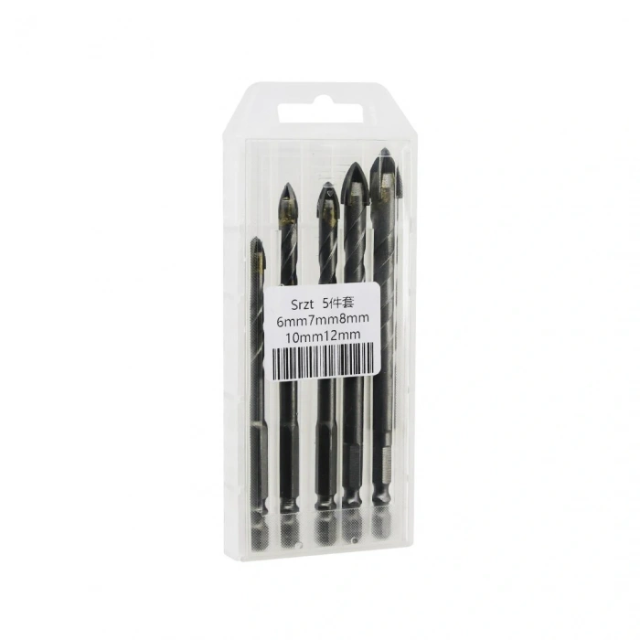 OK TIP 5PCS MULTI-PURPOSE DRILL BIT 6-7-8-10-12MM (5365)