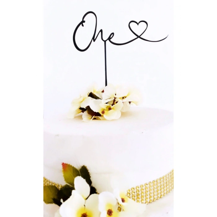 One Pasta Süsü Siyah Ahşap