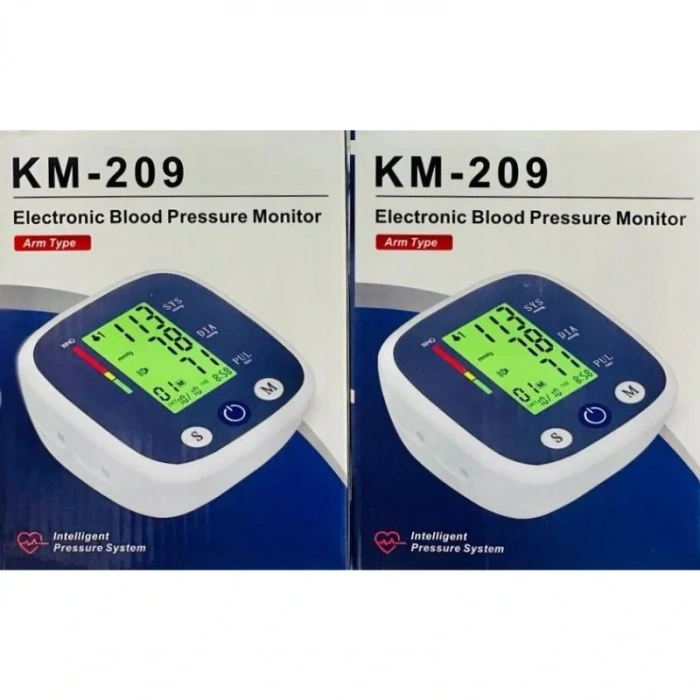 Otomatik Dijital Lcd Elektronik Tansiyon Aleti Kol Tipi Km-209 Akıllı Basınç Sistemi (5365)