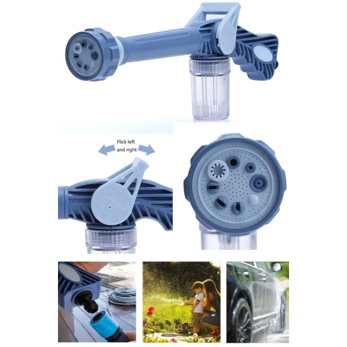 Car Wash Sprinkler Gun with Detergent Smart Tipsy Pressurized Garden (5365)