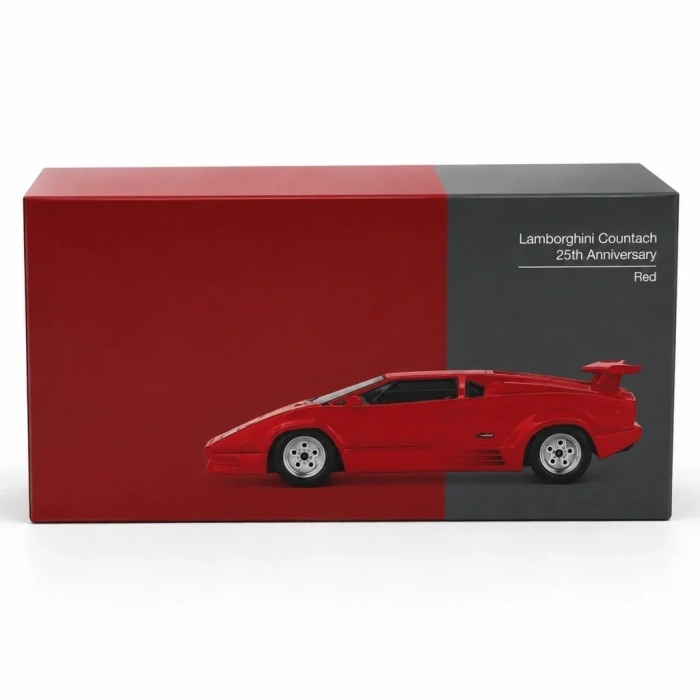 Özel Tasarım 64 Countach 25. Yıl Kırmızı