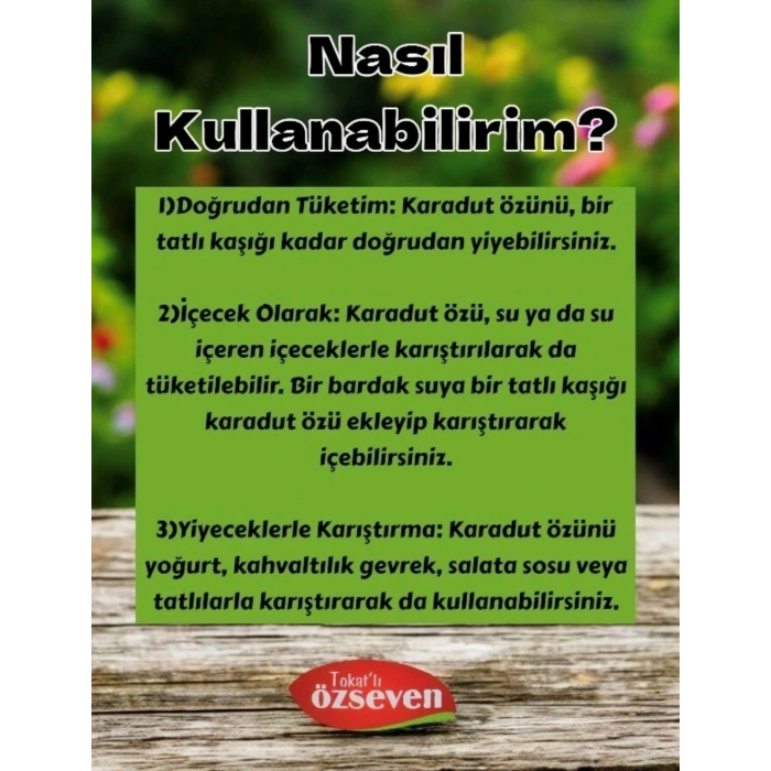 Özseven Karadut Özü 300gr