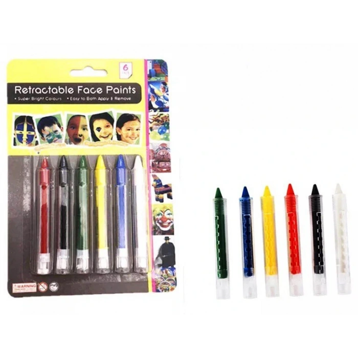 Clown Face Painting Set Pen Makeup Painting Set 6 Colors (5365)