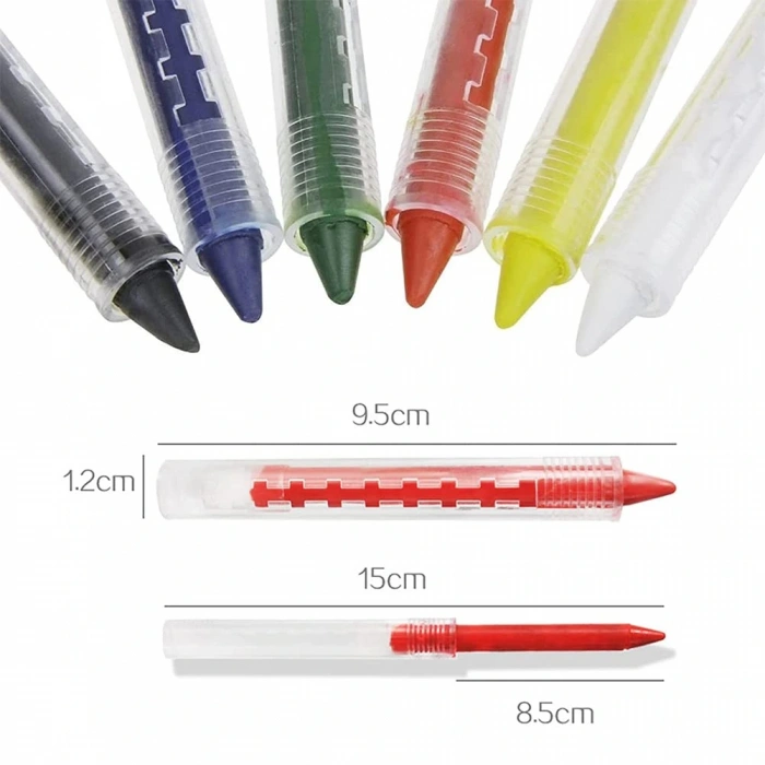 Clown Face Painting Set Pen Makeup Painting Set 6 Colors (5365)