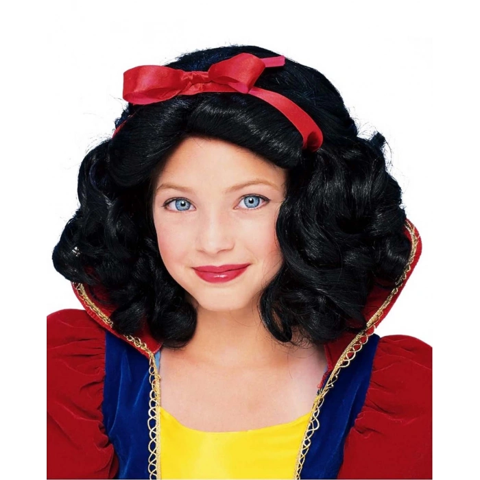 Pamuk Prenses Peruğu Kırmızı Fiyonklu (5365)