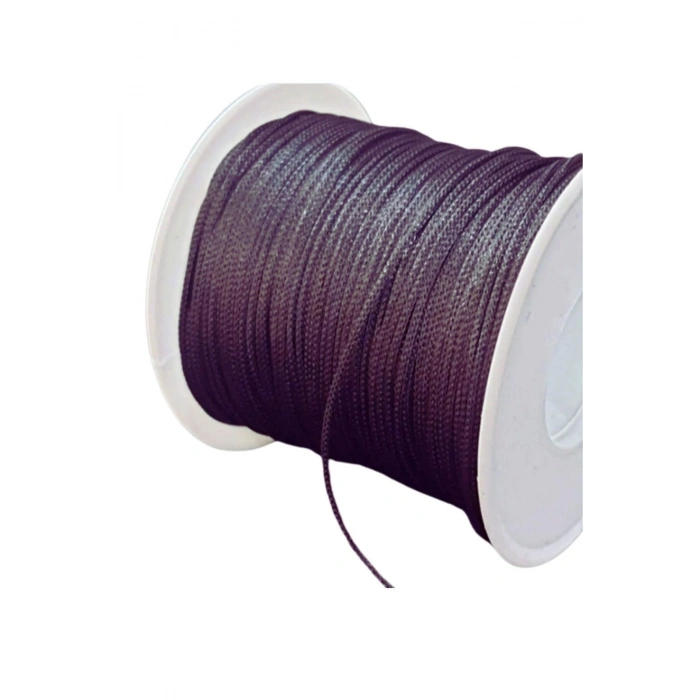 Paraşüt İpi, Bileklik-kolye Örgü İpi 1 Mm 50 Metre Füme