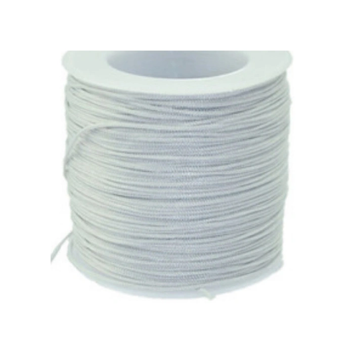 Paraşüt İpi, Bileklik-kolye Örgü İpi 1 Mm 50 Metre Gri