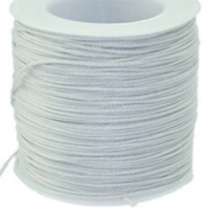 Paraşüt İpi, Bileklik-kolye Örgü İpi 1 Mm 50 Metre Gri
