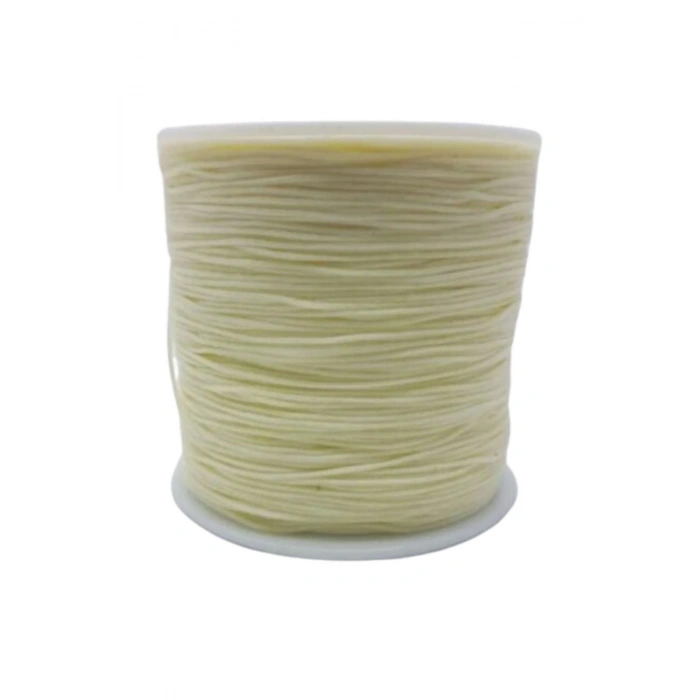 Paraşüt İpi, Bileklik-kolye Örgü İpi 1 Mm 50 Metre Krem