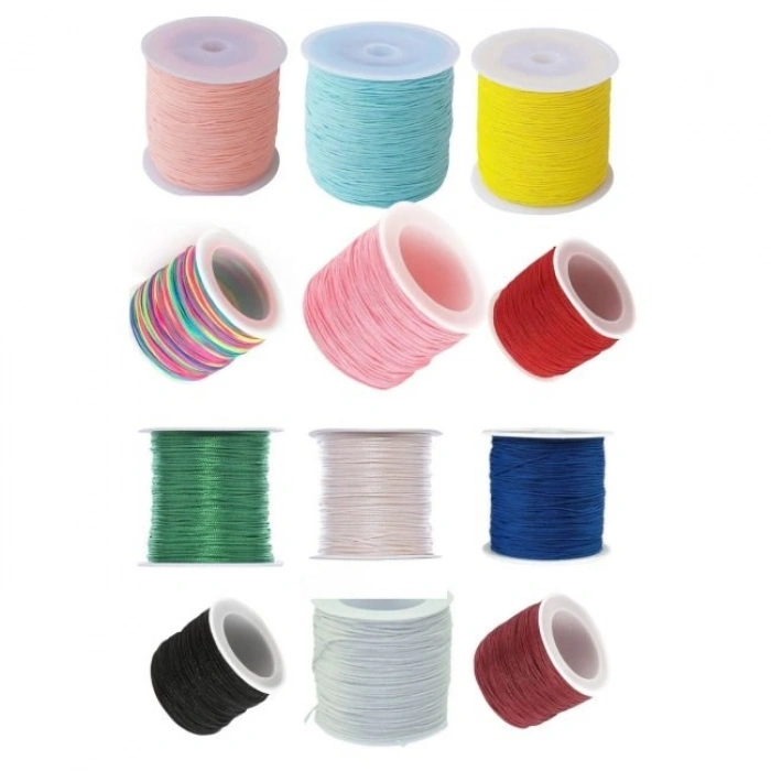 Paraşüt İpi, Bileklik-kolye Örgü İpi 1 Mm 50 Metre Mint