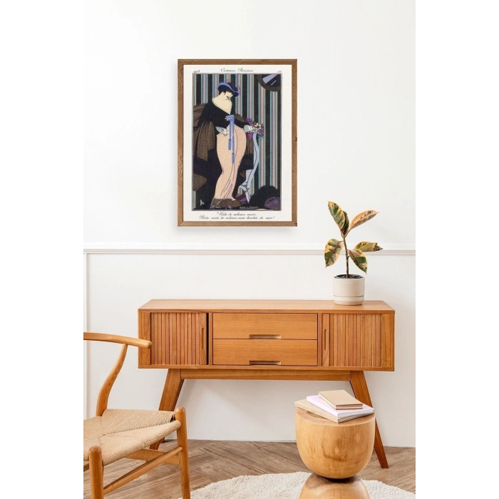 Paris Kostümleri Ahşap Çerçeveli Tablo 17 x 23