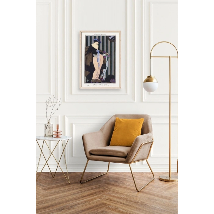 Paris Kostümleri Ahşap Çerçeveli Tablo 50 x 70