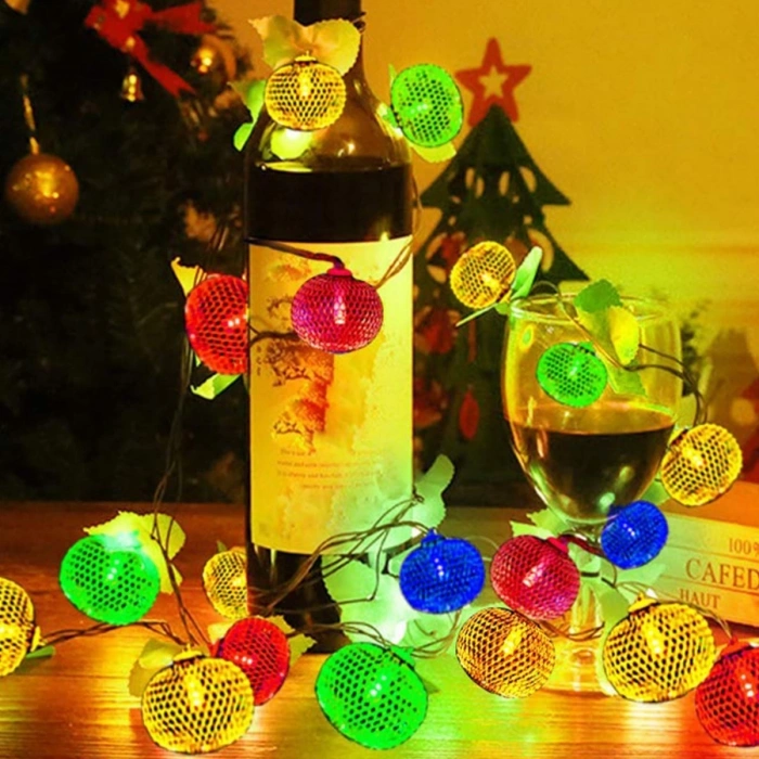 Parti ve Özel Gün Dekorasyonu Top Led Kandil Şeklinde Aydınlatma (5365)