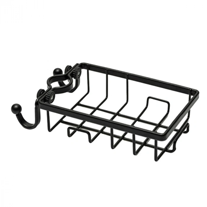 Paslanmaz Çelik Mutfak Banyo Musluğuna Sabitlenebilir Sabunluk (5365)