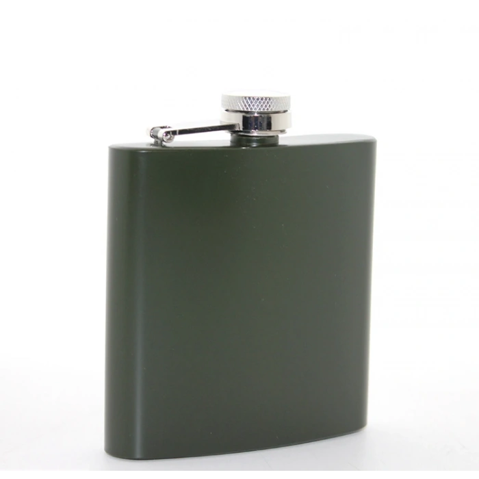 Stainless Steel Single 6 Oz Flask Model 1