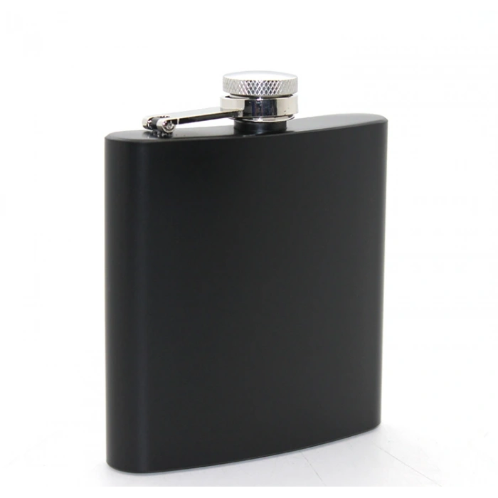 Stainless Steel Single 6 Oz Flask Model 2