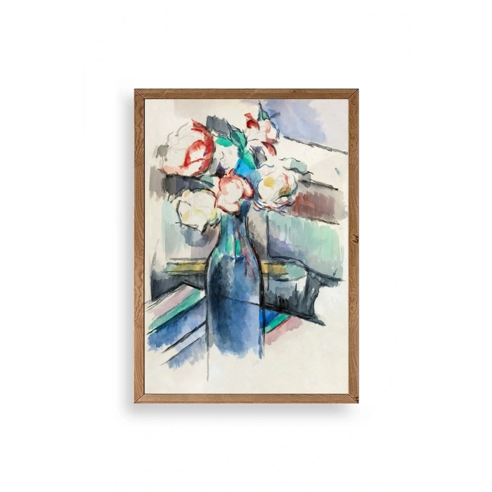 Paul Cézanne Ahşap Çerçeveli Tablo 50 x 70