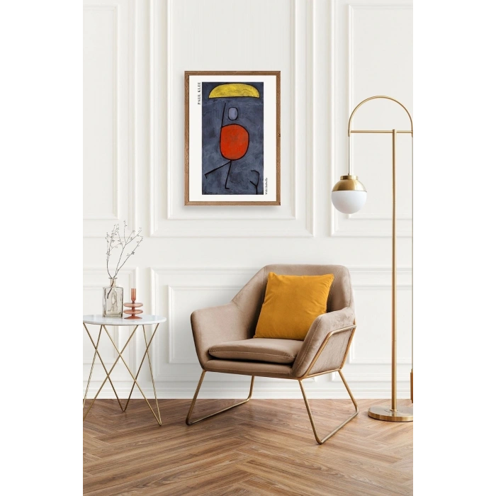 Paul Klee Ahşap Çerçeveli Tablo 17 x 23