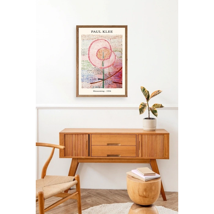 Paul Klee Ahşap Çerçeveli Tablo 17 x 23