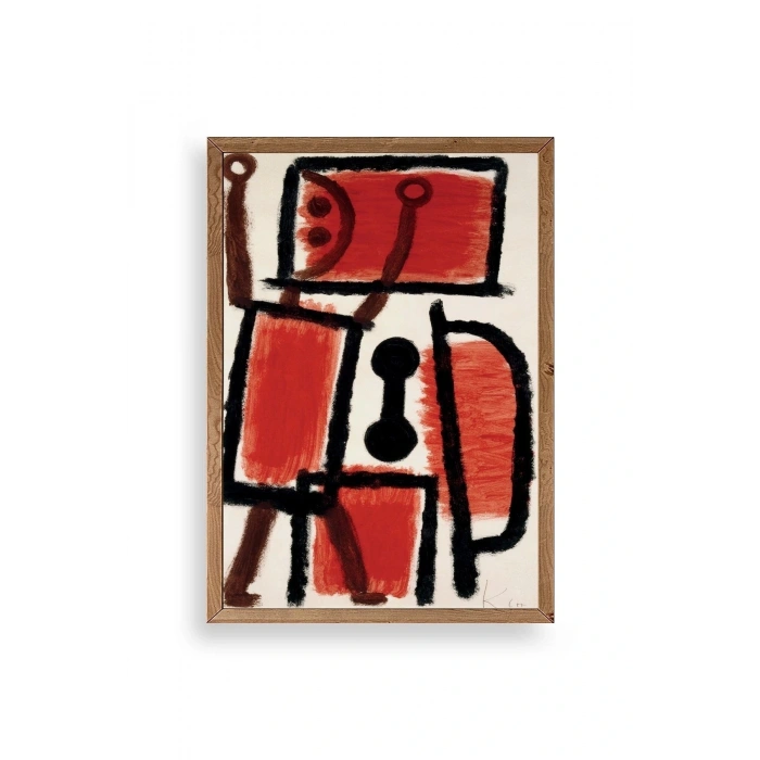Paul Klee Ahşap Çerçeveli Tablo 23 x 30